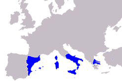 Maximum Extent of the Aragon Empire